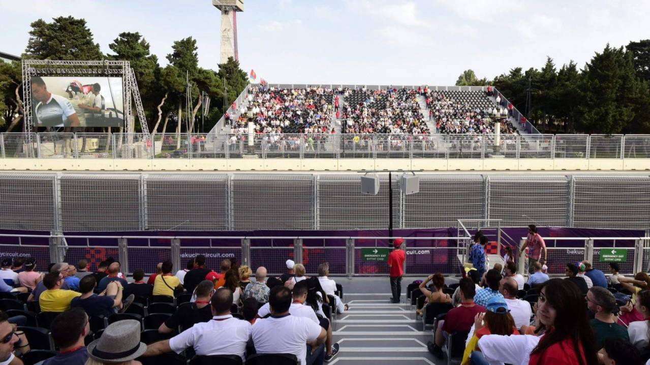 Khazar Grandstand F Azerbaijan Grand Prix Sep Baku