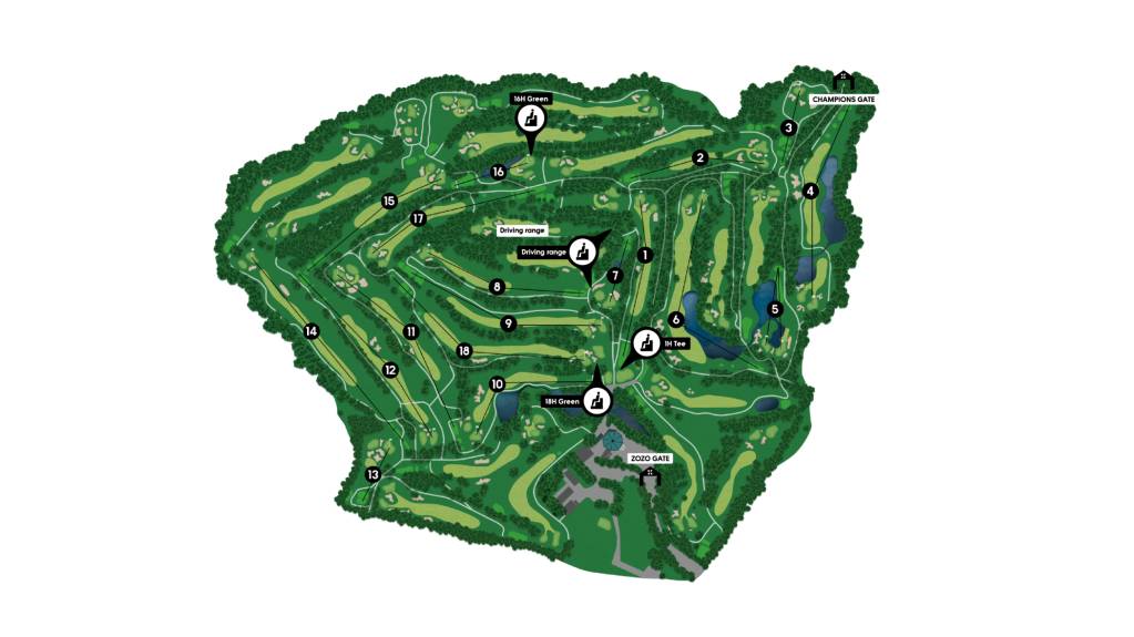 16th Green Grandstand