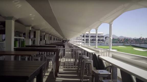 16th Hole Skybox Loge at TPC Scottsdale