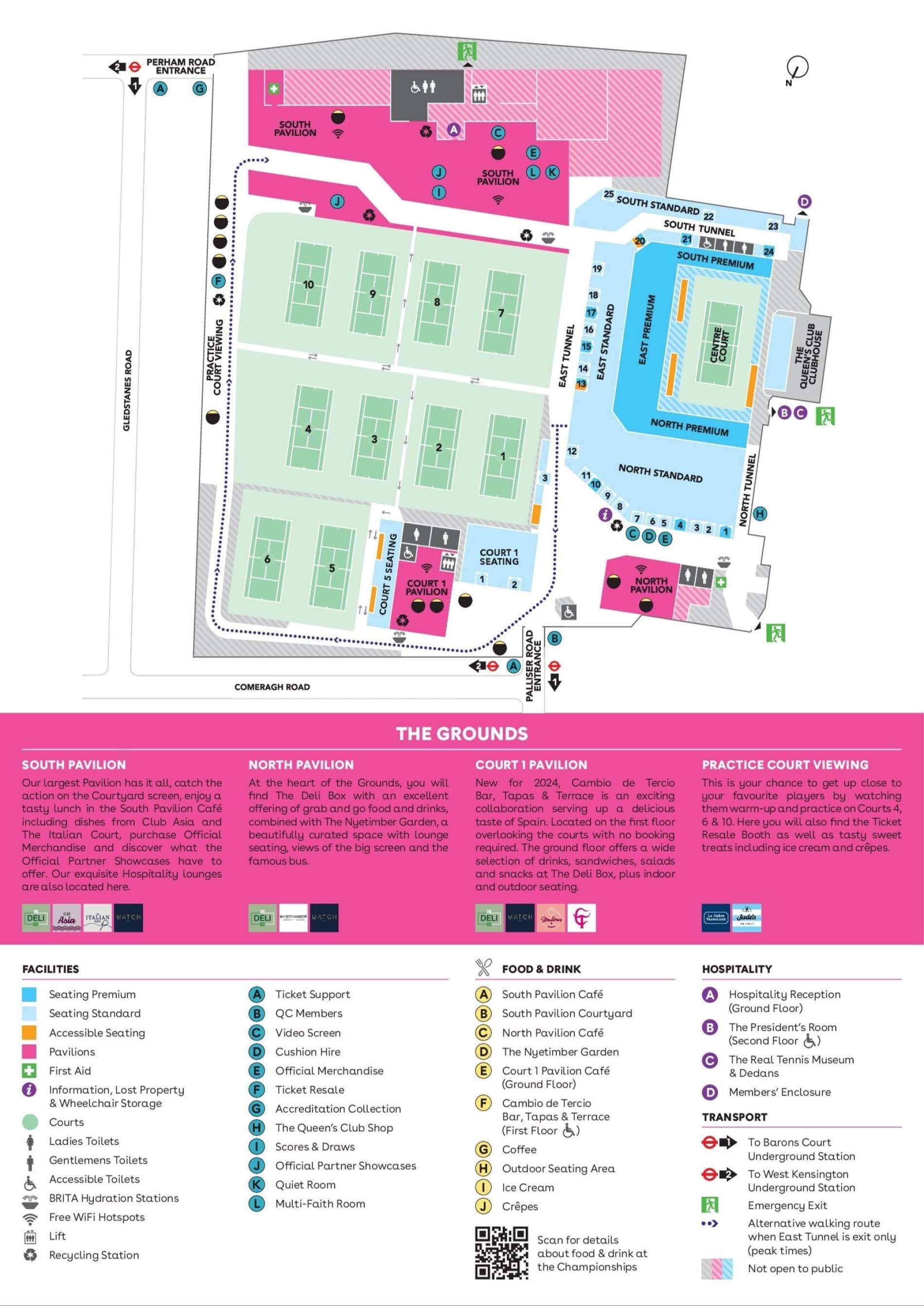 The Queen's Club Map