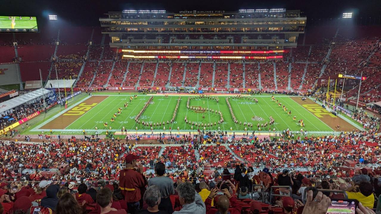 Upper (300 Level) USC Trojans Football vs Wisconsin Badgers Football