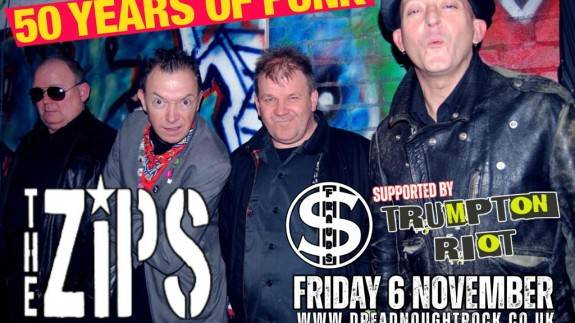 50 Years of Punk with THE ZIPS - The Frauds - Trumpton Riot