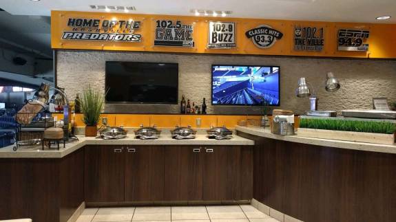 501 Club interior at Bridgestone Arena