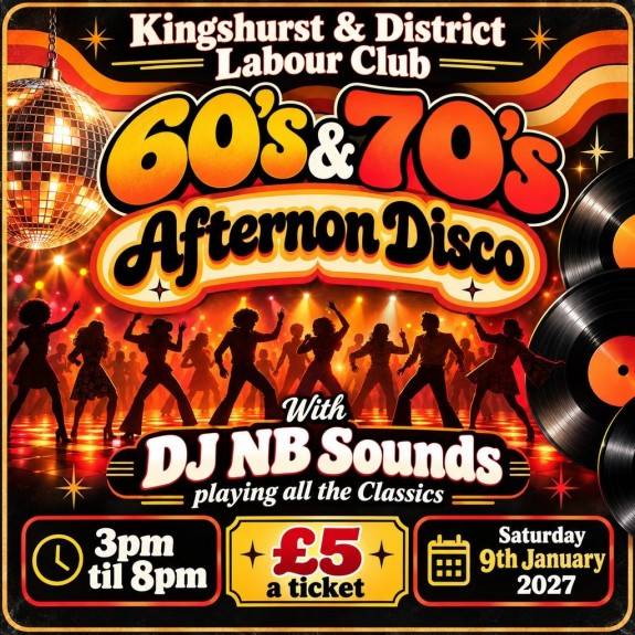 60's & 70's Afternoon Disco