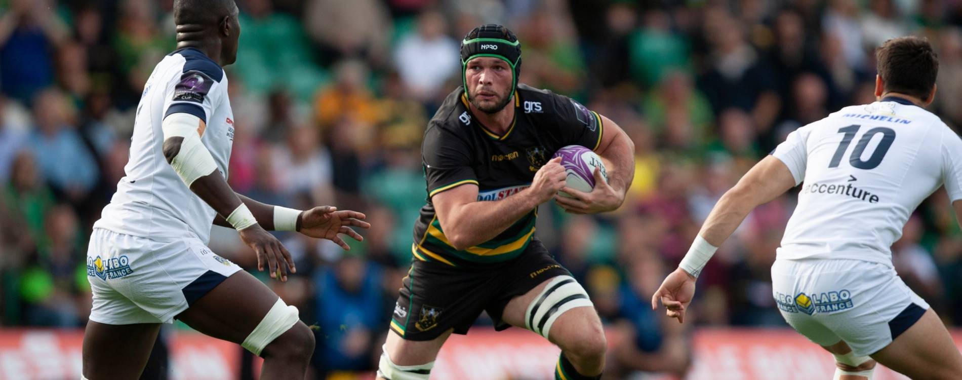 A Challenge Cup match between Northampton Saints and ASM Clermont Auvergne