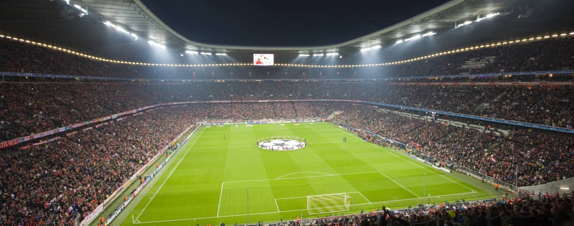 A Champions League night at Bayern Munich's Allianz Arena