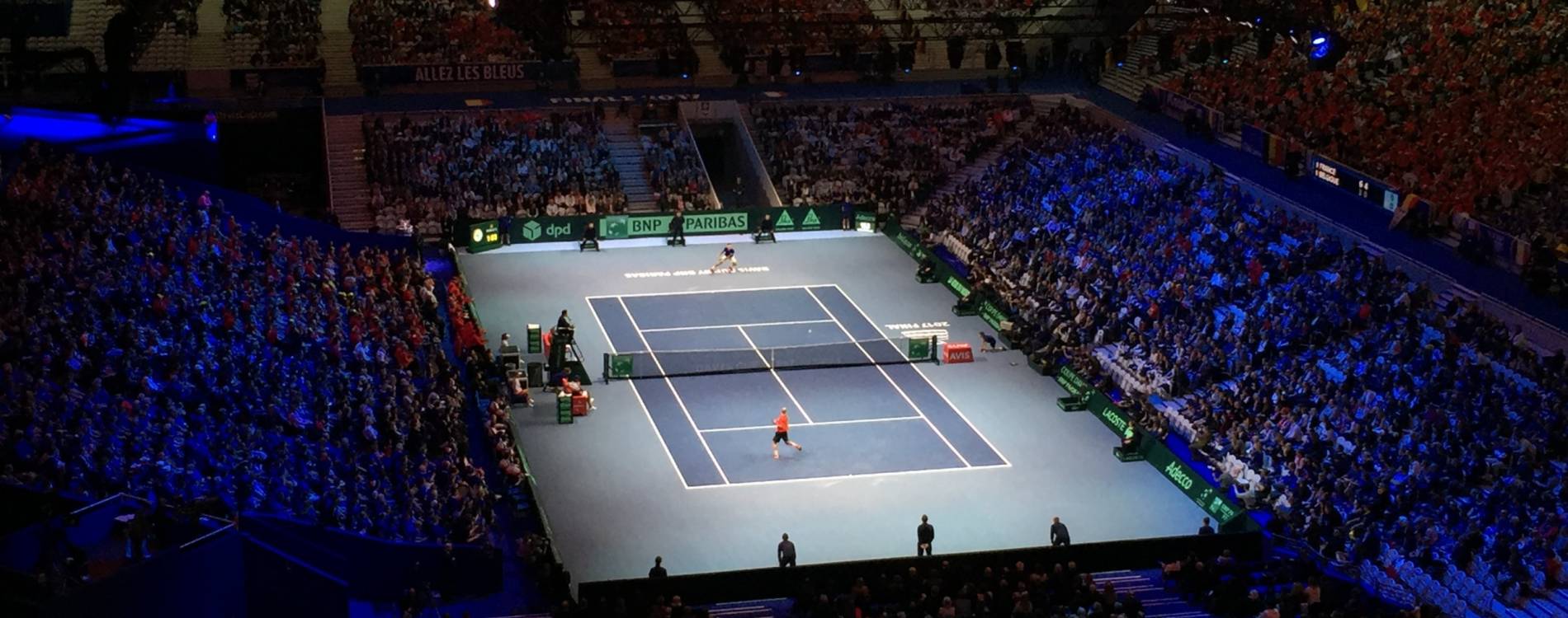 A Davis Cup Finals match in France