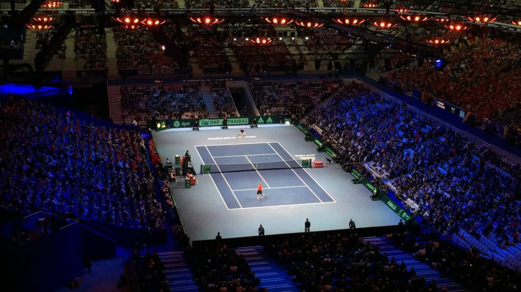 A Davis Cup Finals match in France
