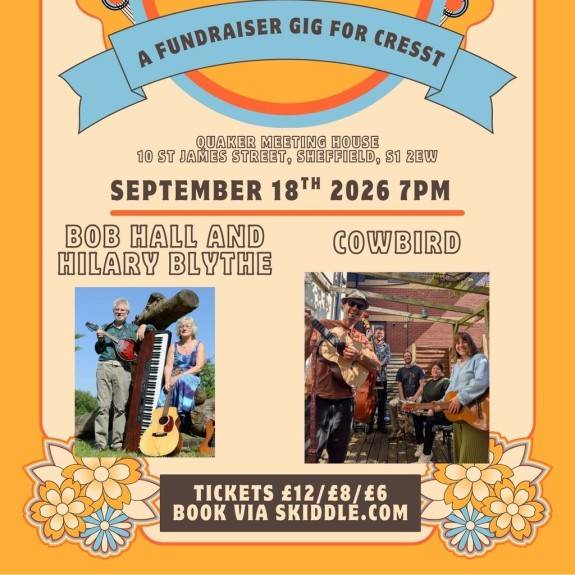 A night with Bob Hall, Hilary Blythe and Cowbird