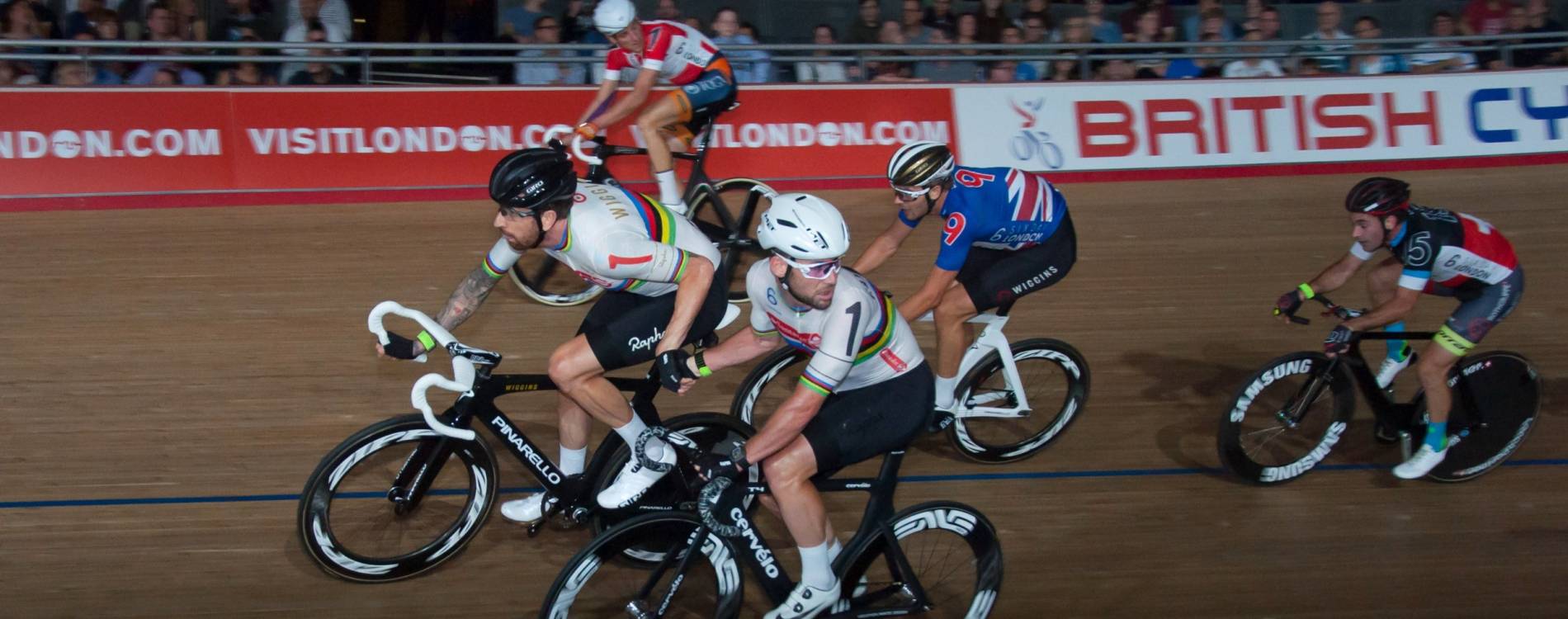 A race during Six Day London, now known as Three Day London