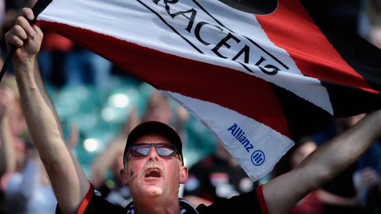 A Saracens fan