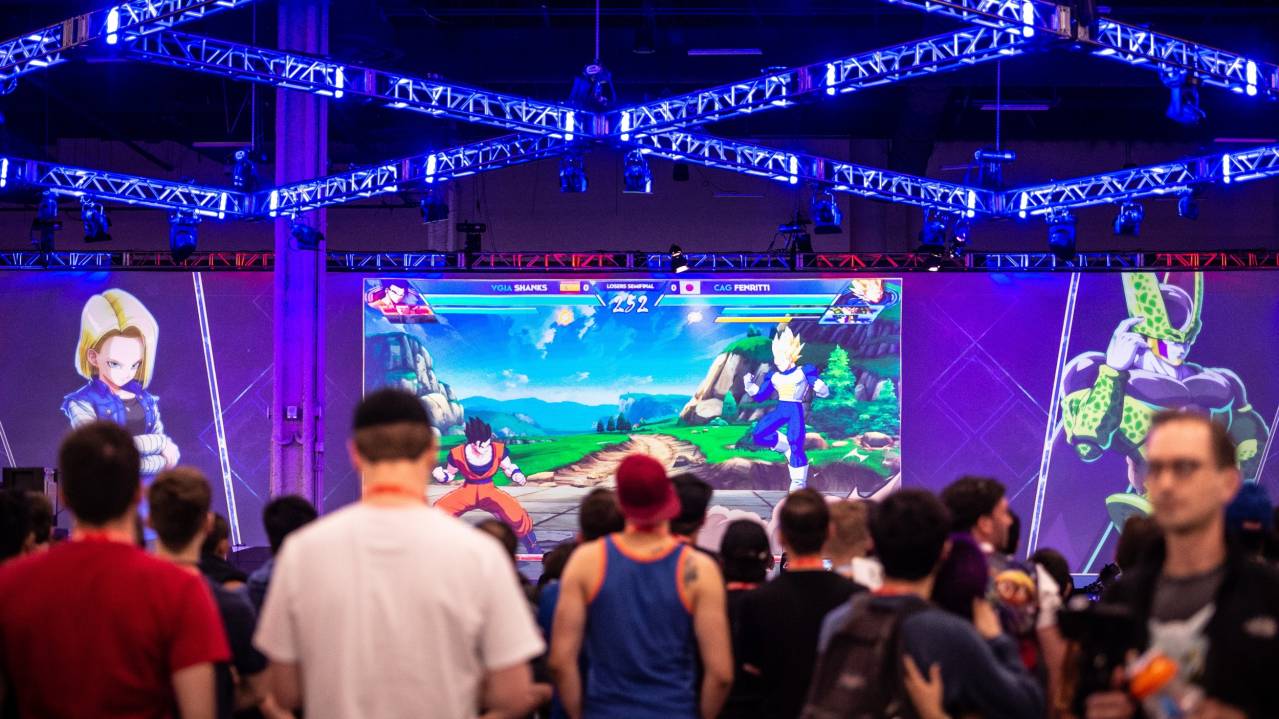 A side stage at Evo, Las Vegas