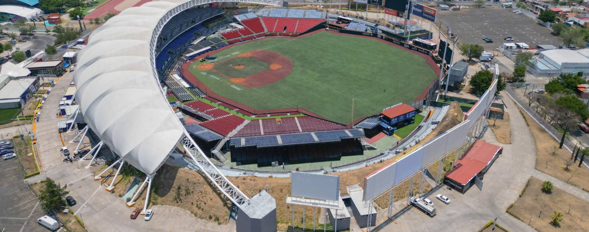 Aerial view of Estadio de Béisbol Charros de Jalisco