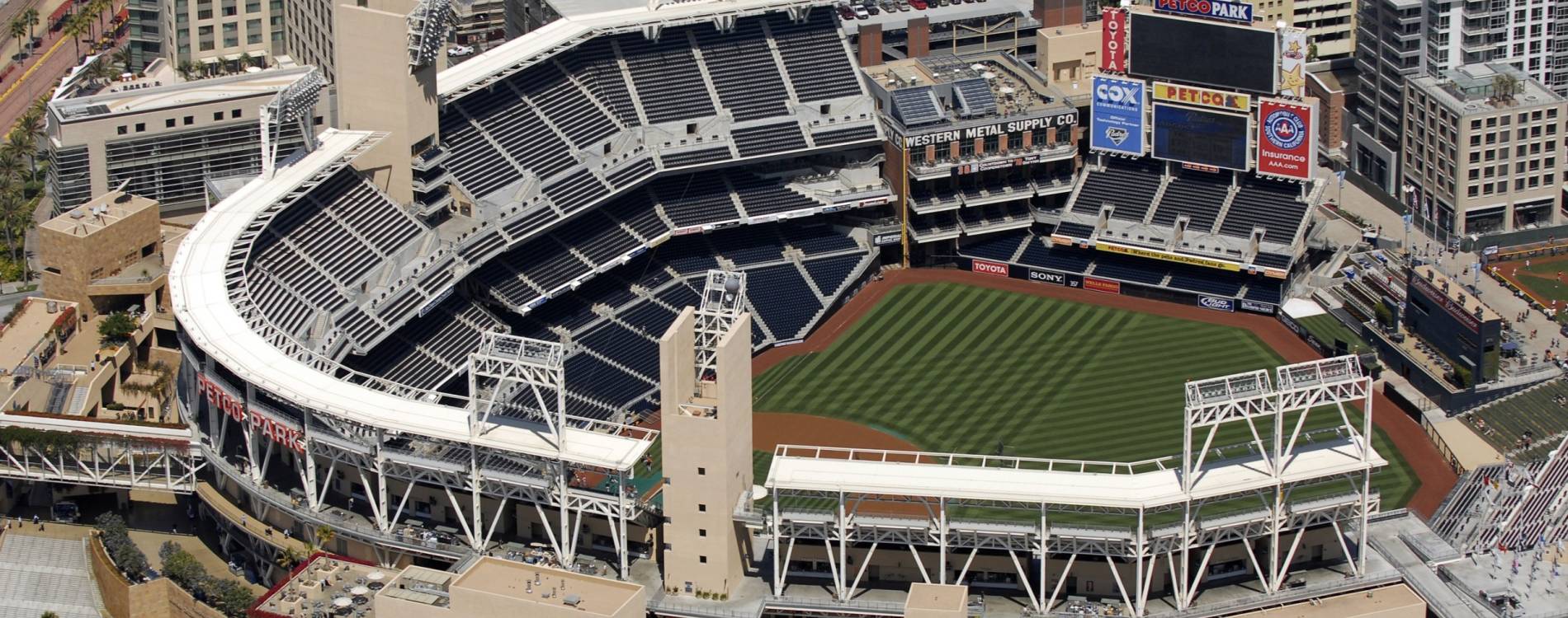 Aerial view of Petco Park