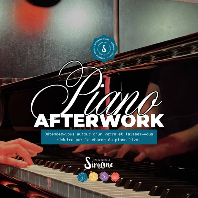 Afterwork piano au cœur du Jazz Club Mlle Simone à Lyon