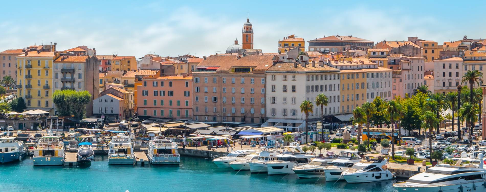 Ajaccio marina and port, Corsica