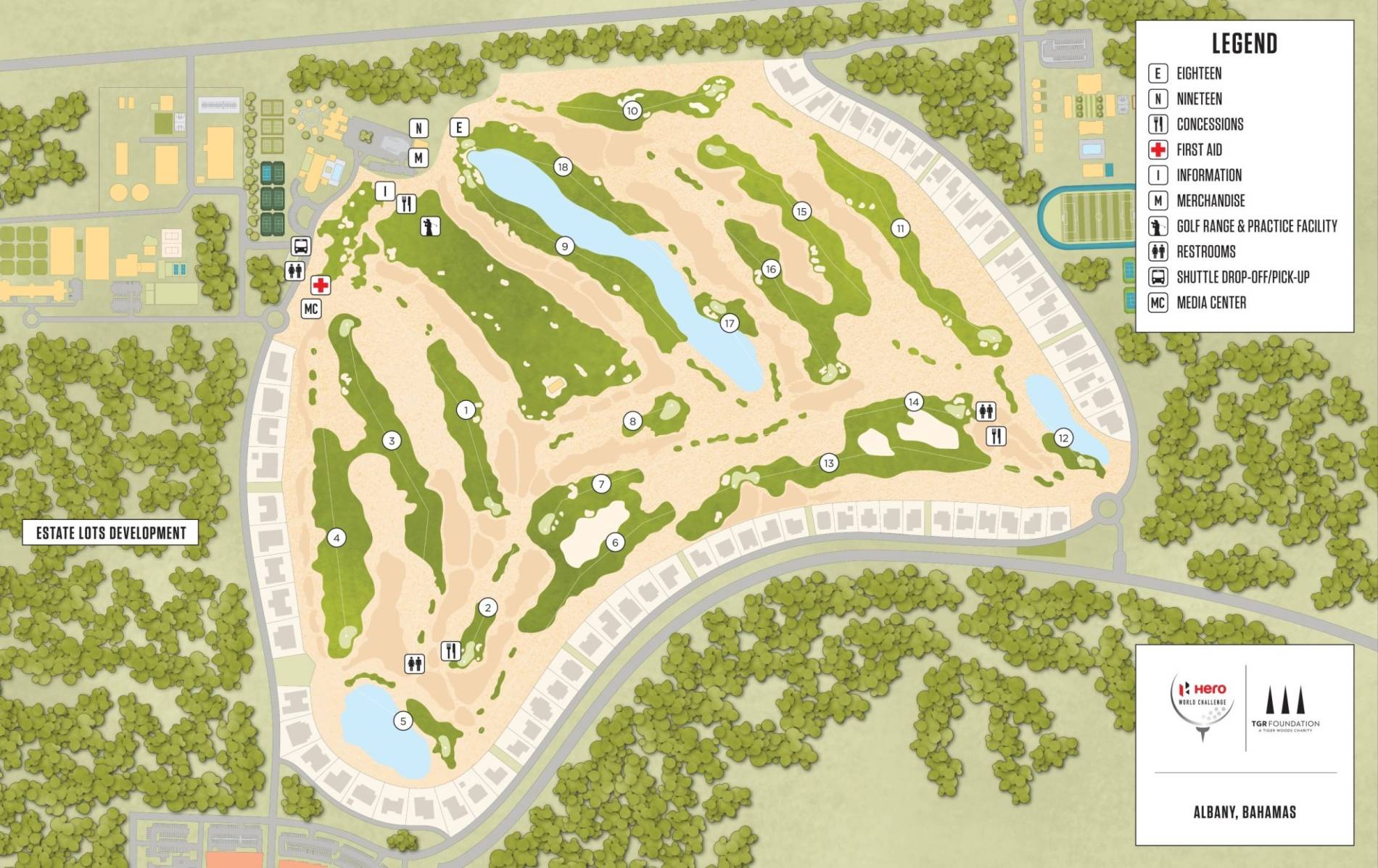 Albany Resort Map
