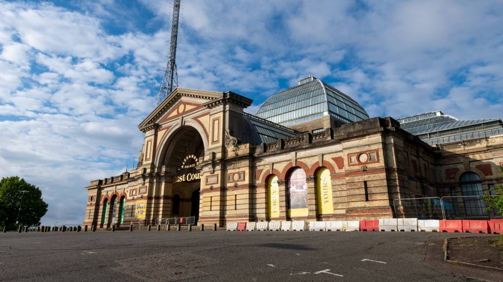 Alexandra Palace, home of the World Darts Championship, has ample parking for visitors