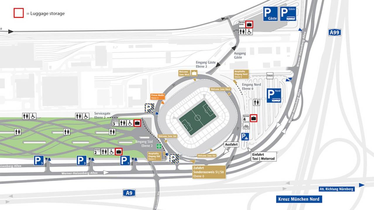 Allianz Arena Map
