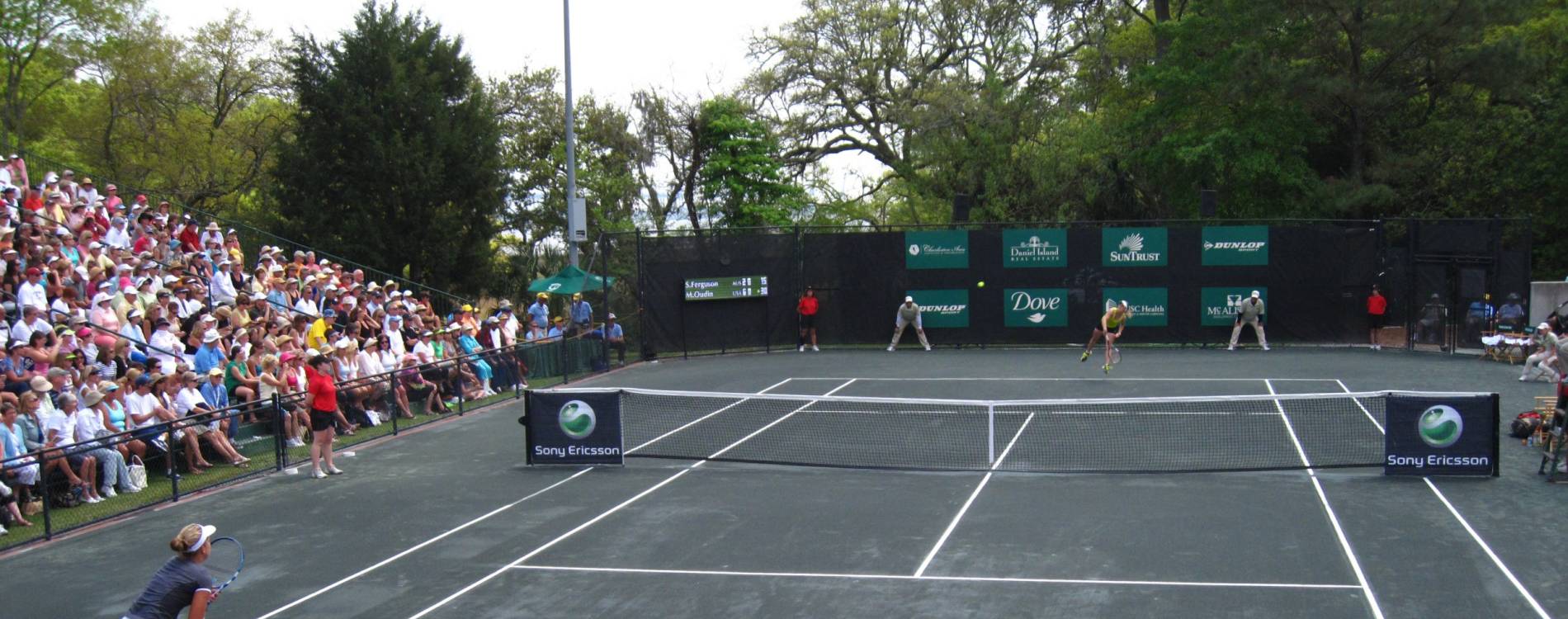 Althea Gibson court, one of the Family Circle Tennis Center's outer courts