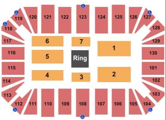 Amarillo Civic Center Map