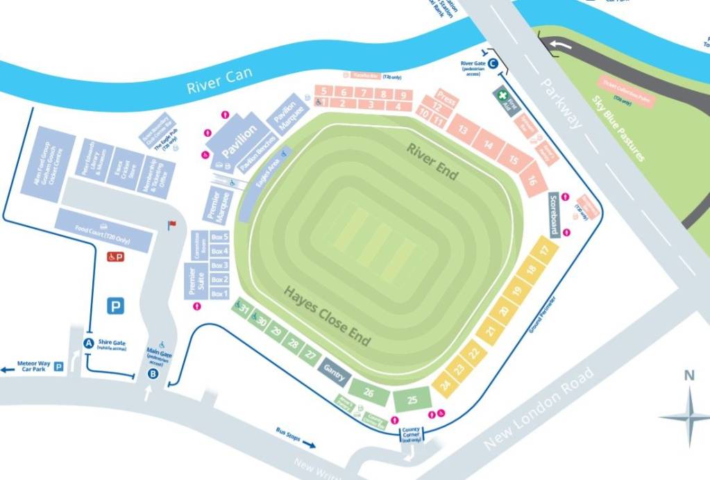 Ambassador Cruise Line Ground Map