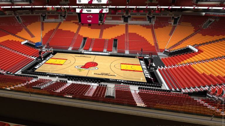 American Airlines Arena 300 Level View