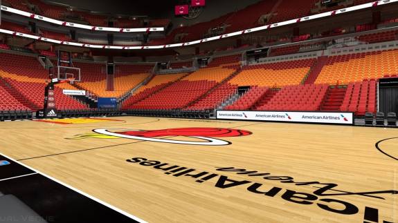 American Airlines Arena Floor View