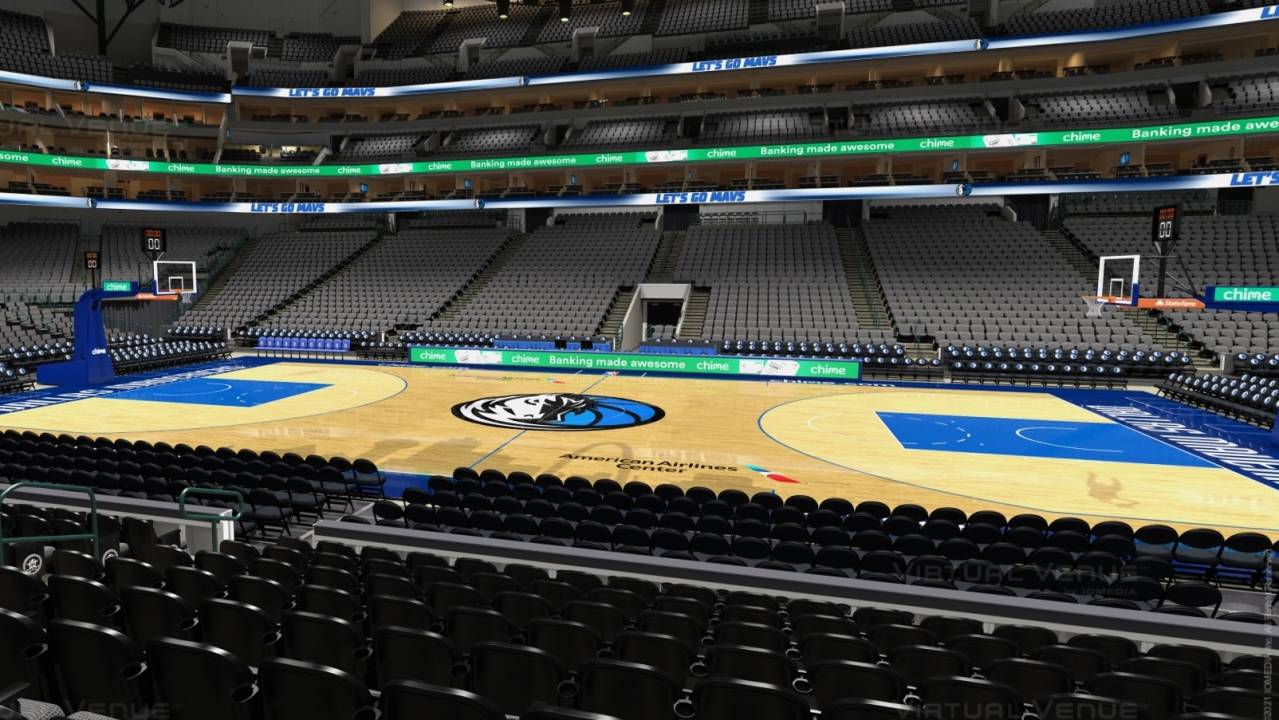 American Airlines Center Lower View