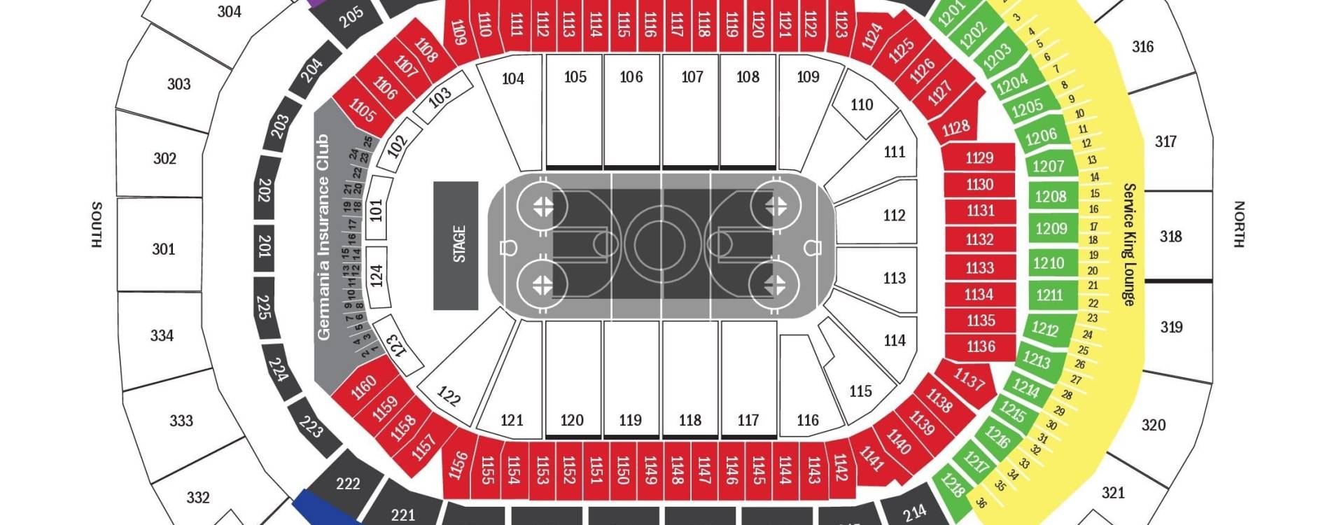 American Airlines Center Map