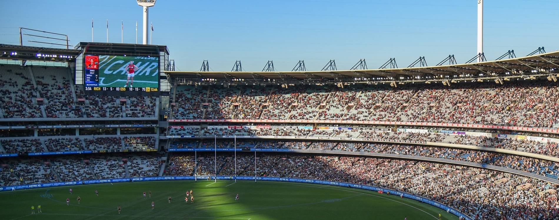 An AFL fixture at the Melbourne Cricket Ground