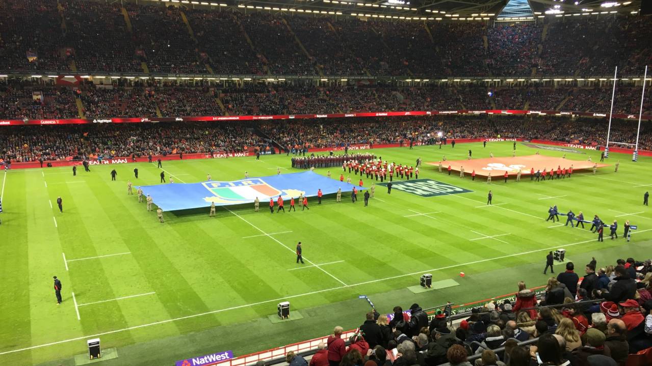 An example of Category A seating at the Principality Stadium