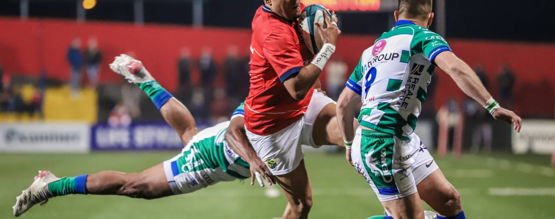 An United Rugby Championship match between Munster and Benetton