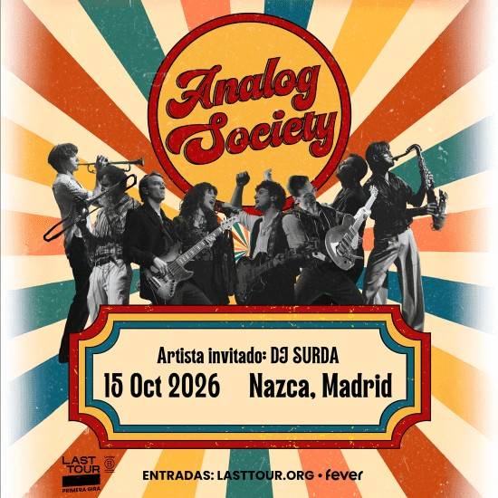 Analog Society en Sala Nazca, Madrid 2026
