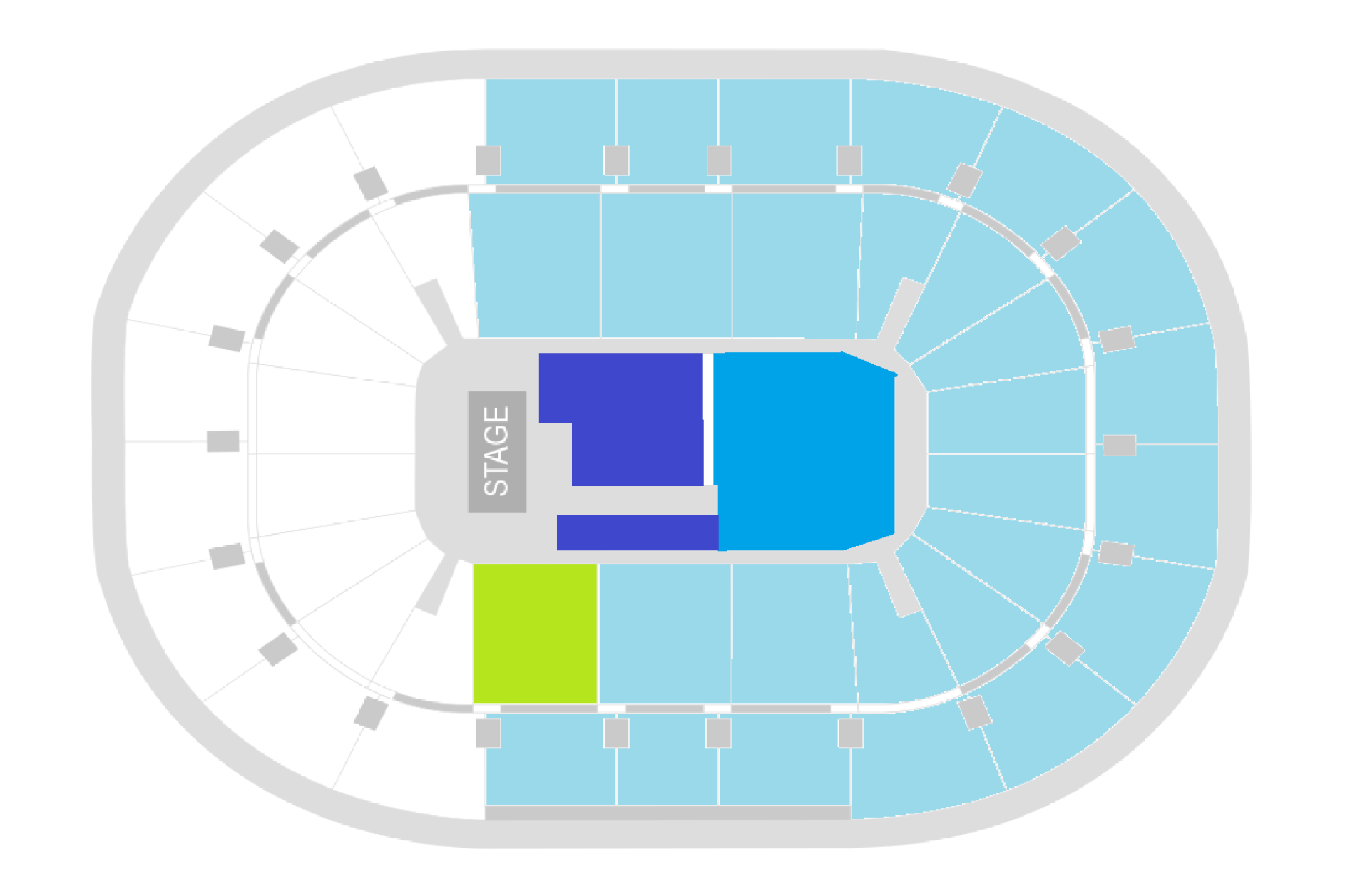 AO Arena Map