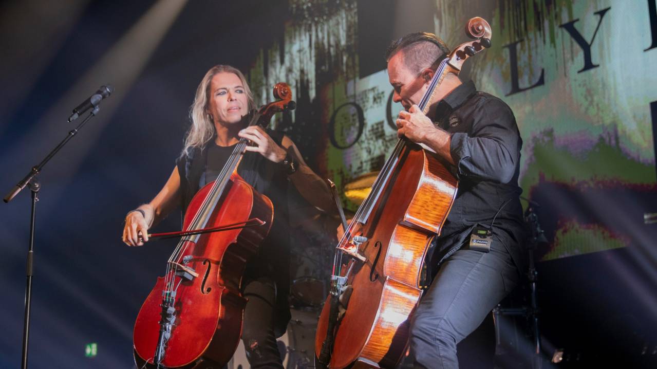 Apocalyptica playing in a concert at Rockhal Club