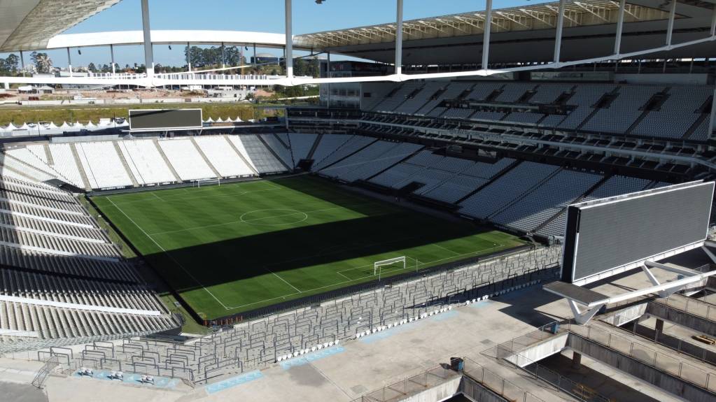 Arena Corinthians in Sao Paulo will host Brazil's first NFL game