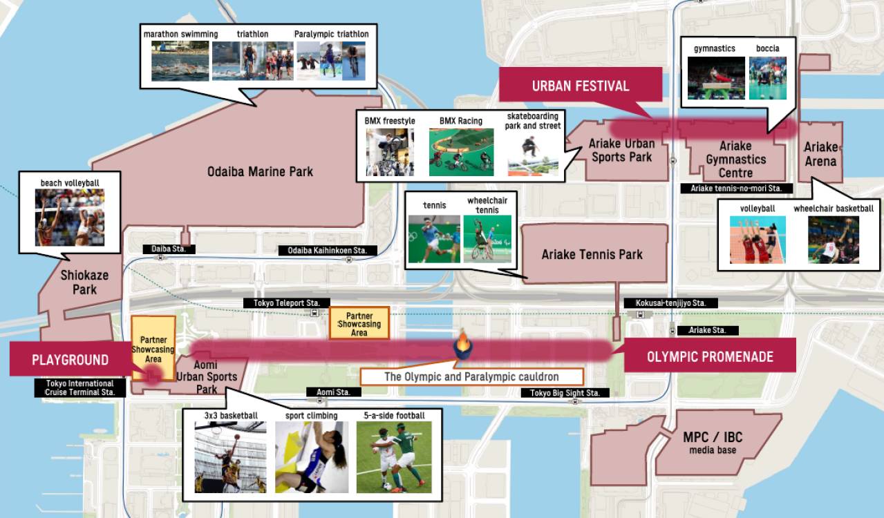 Ariake Arena Map
