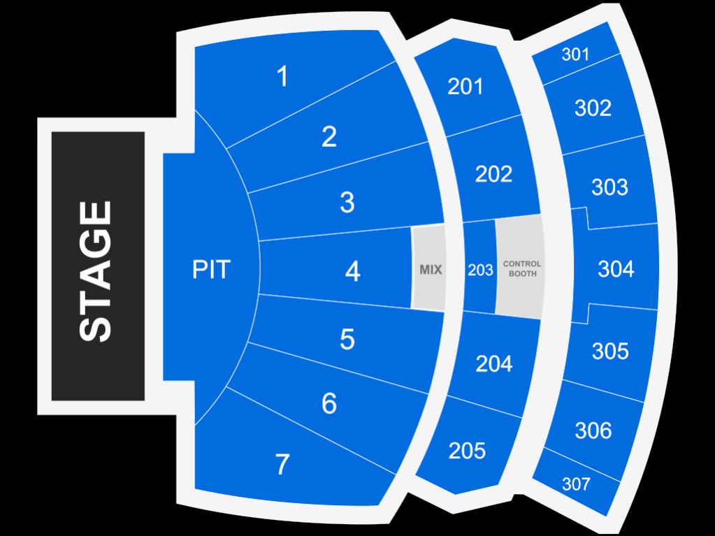 Arizona Financial Theatre Map