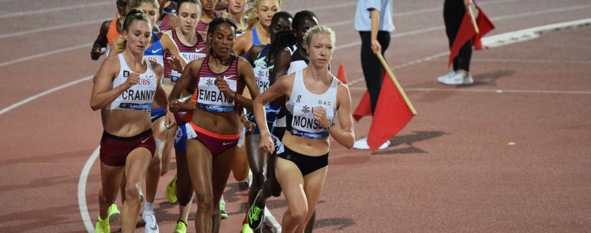 Athletissima runners on the track