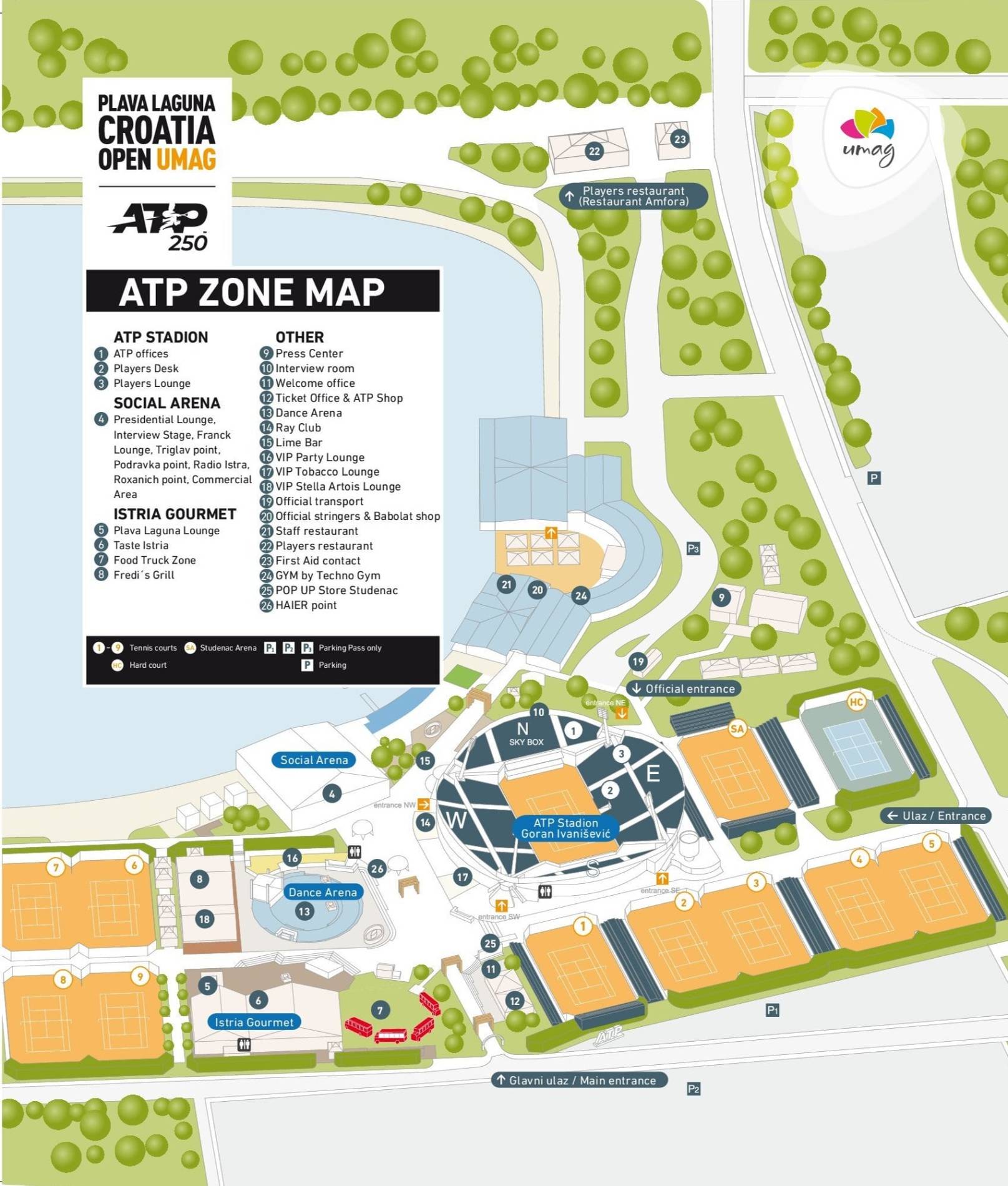 ATP Stadion Goran Ivanišević (ITC Stella Maris) Map