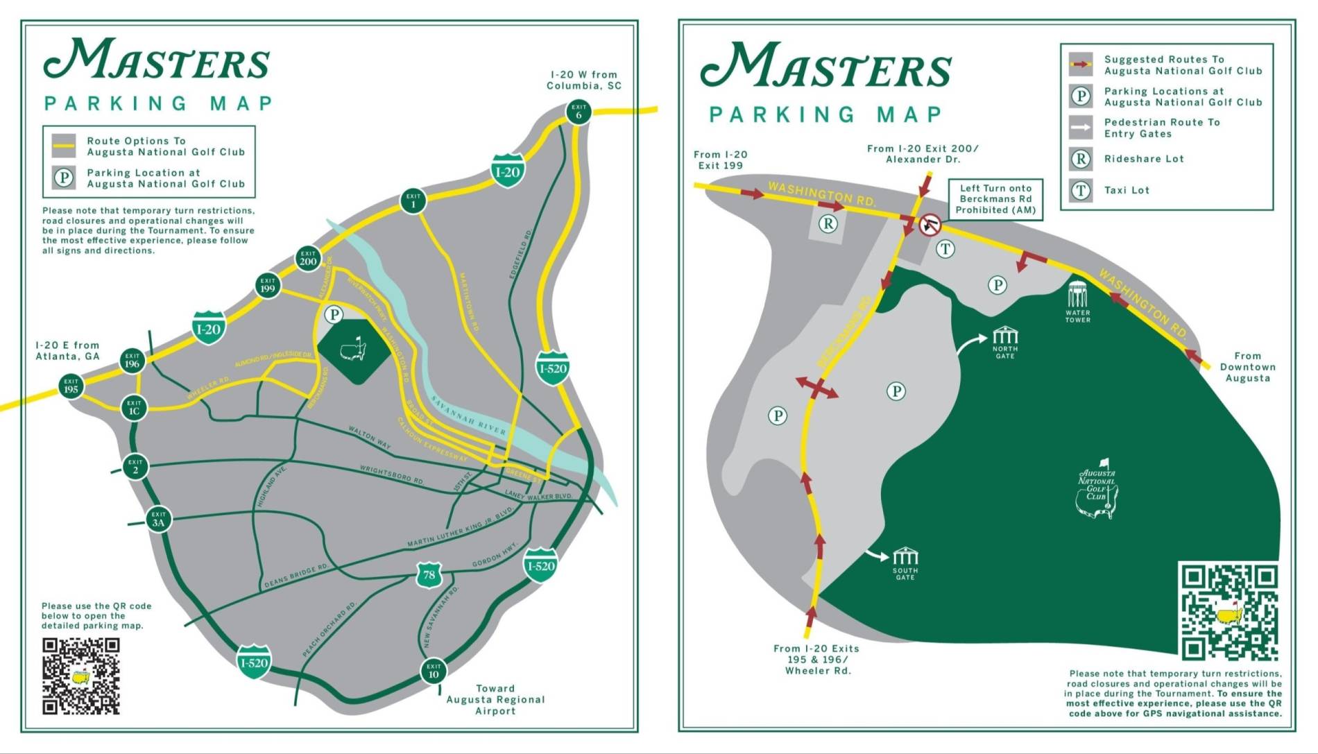 Augusta National Golf Club Map