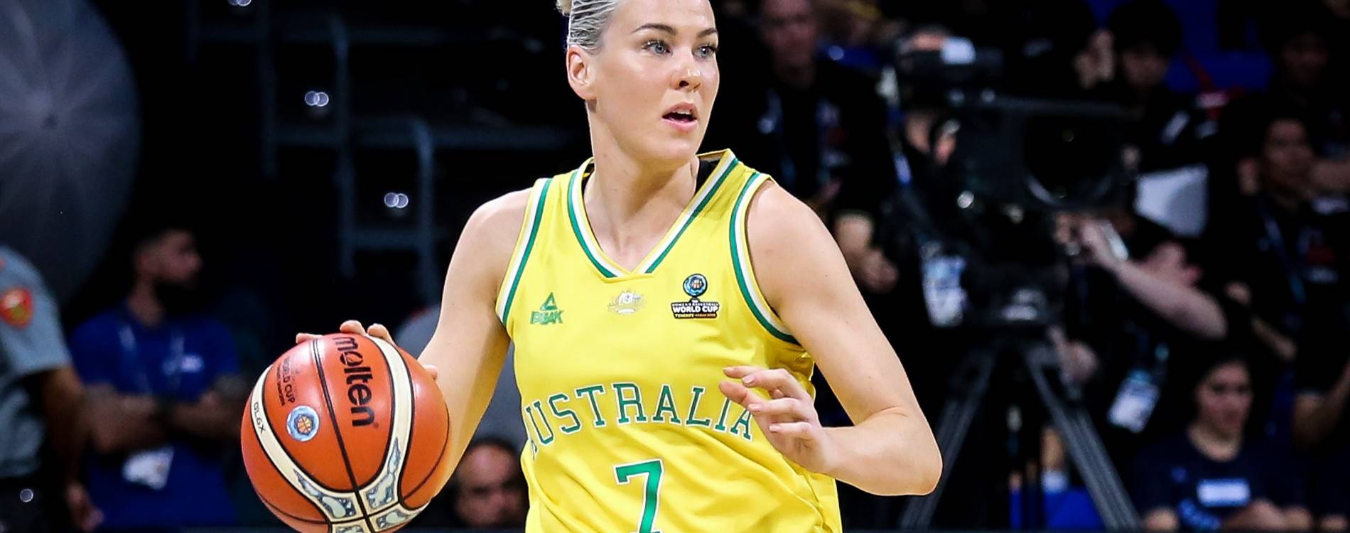 Australia's Tess Madgen dribbles with the ball