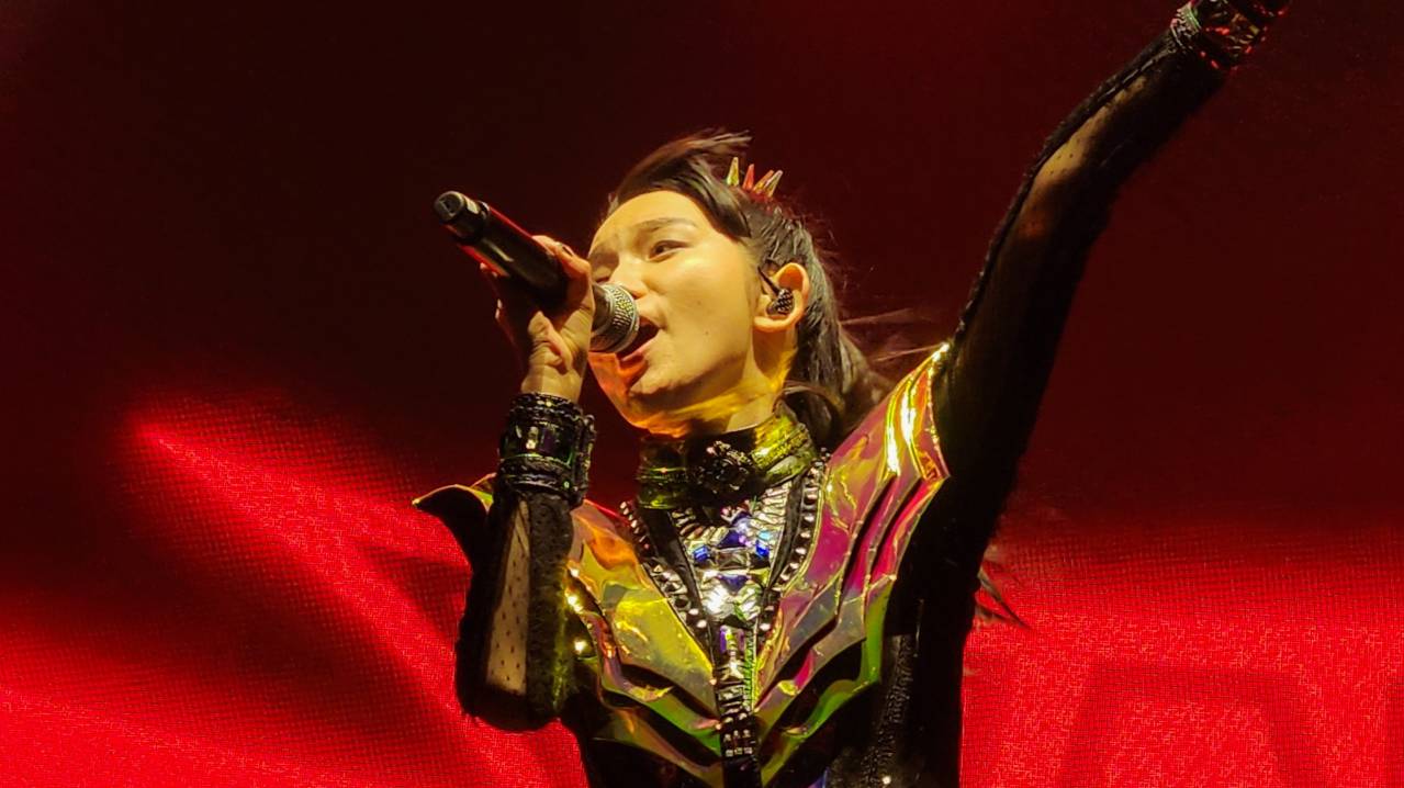 Babymetal performing at RBC Echo Beach, Toronto