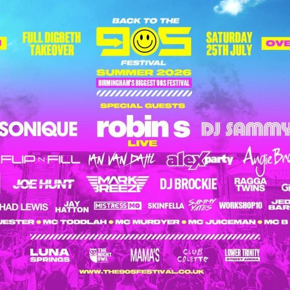 Back To The 90s - Summer Outdoor Festival - Birmingham