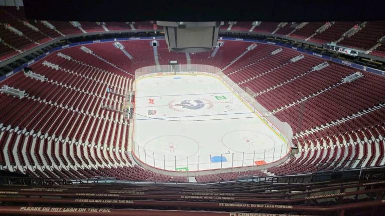 Balcony Level Section 400E at Rogers Arena