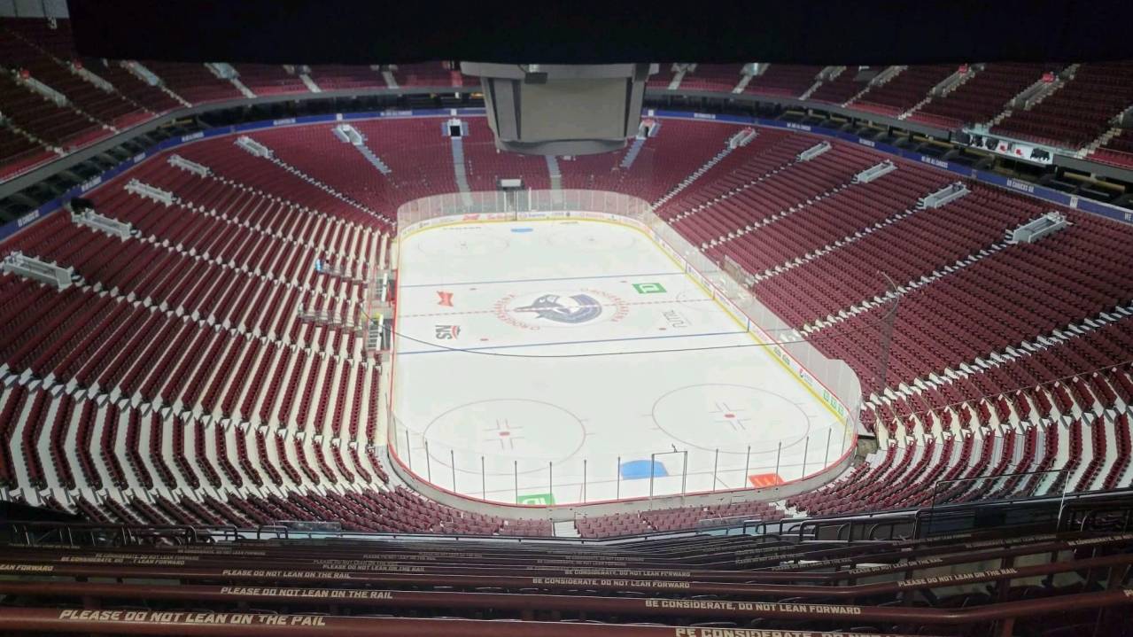 Balcony Level Section 400E at Rogers Arena