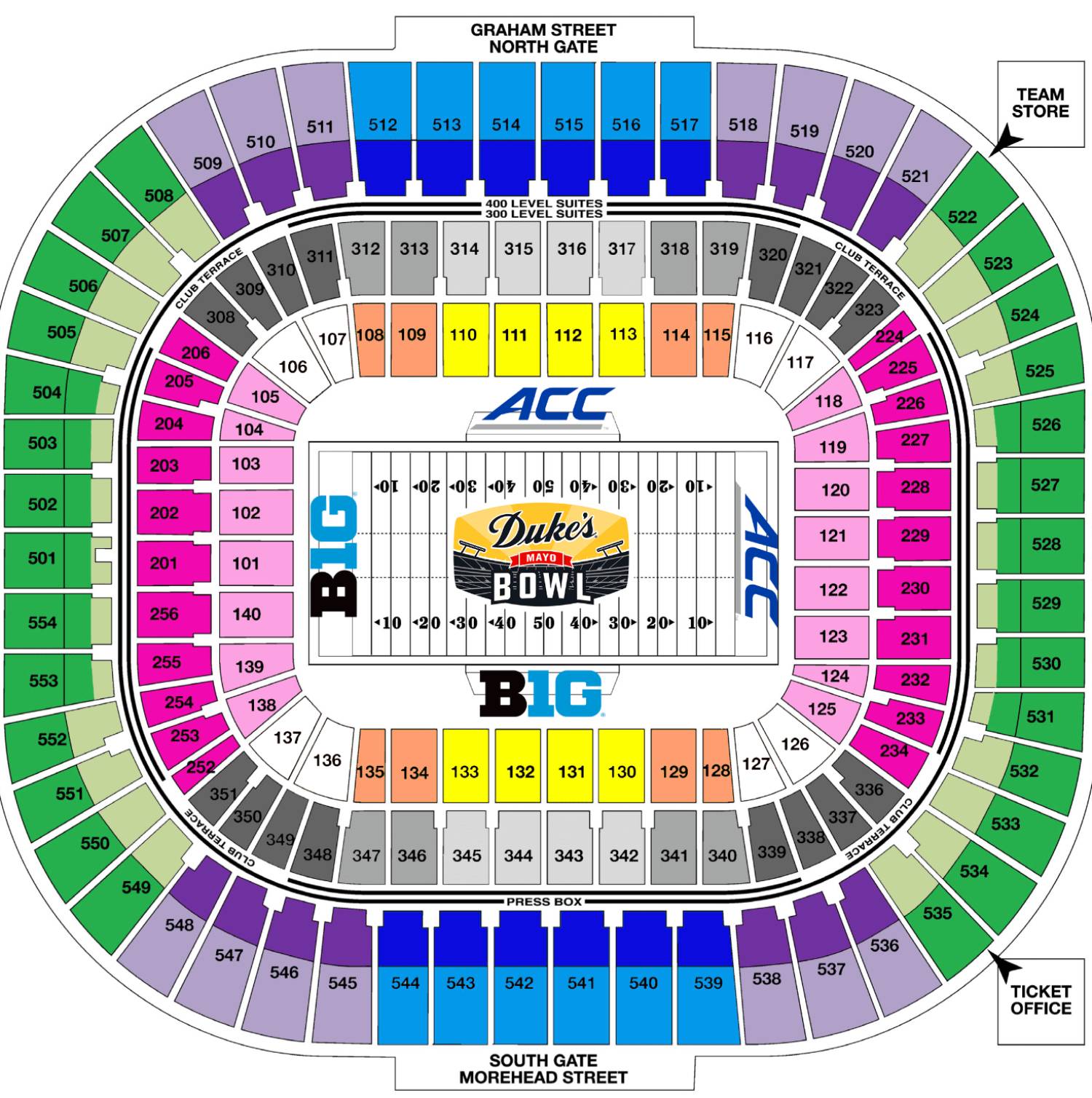 Duke's Mayo Bowl Tickets 25 Dec 2024* Bank of America Stadium Koobit