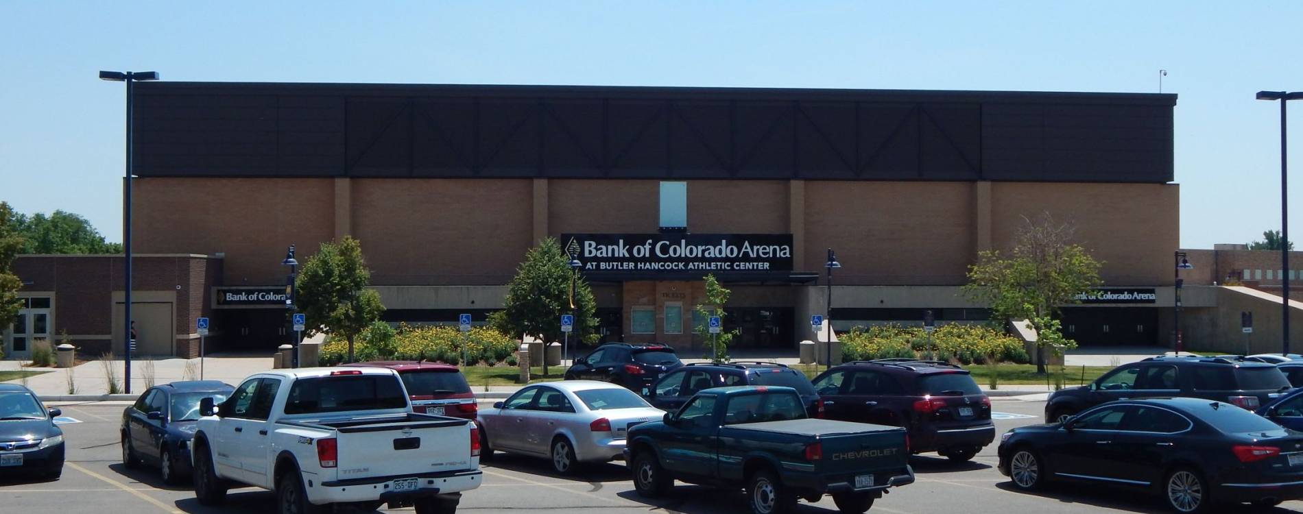 Bank of Colorado Arena on the campus of University of Northern Colorado