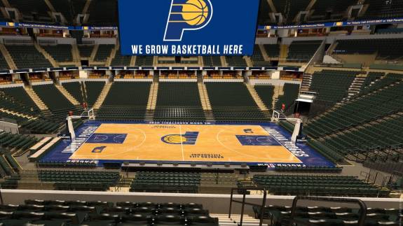 Bankers Life Fieldhouse Club View